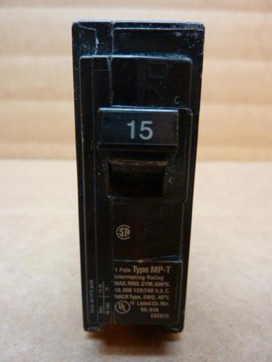Used MURRAY 15 Amp Circuit Breaker MP115 #27756