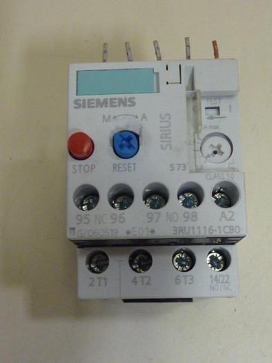 Used SIEMENS Overload Relay 3RU1116-1CB0 #63884