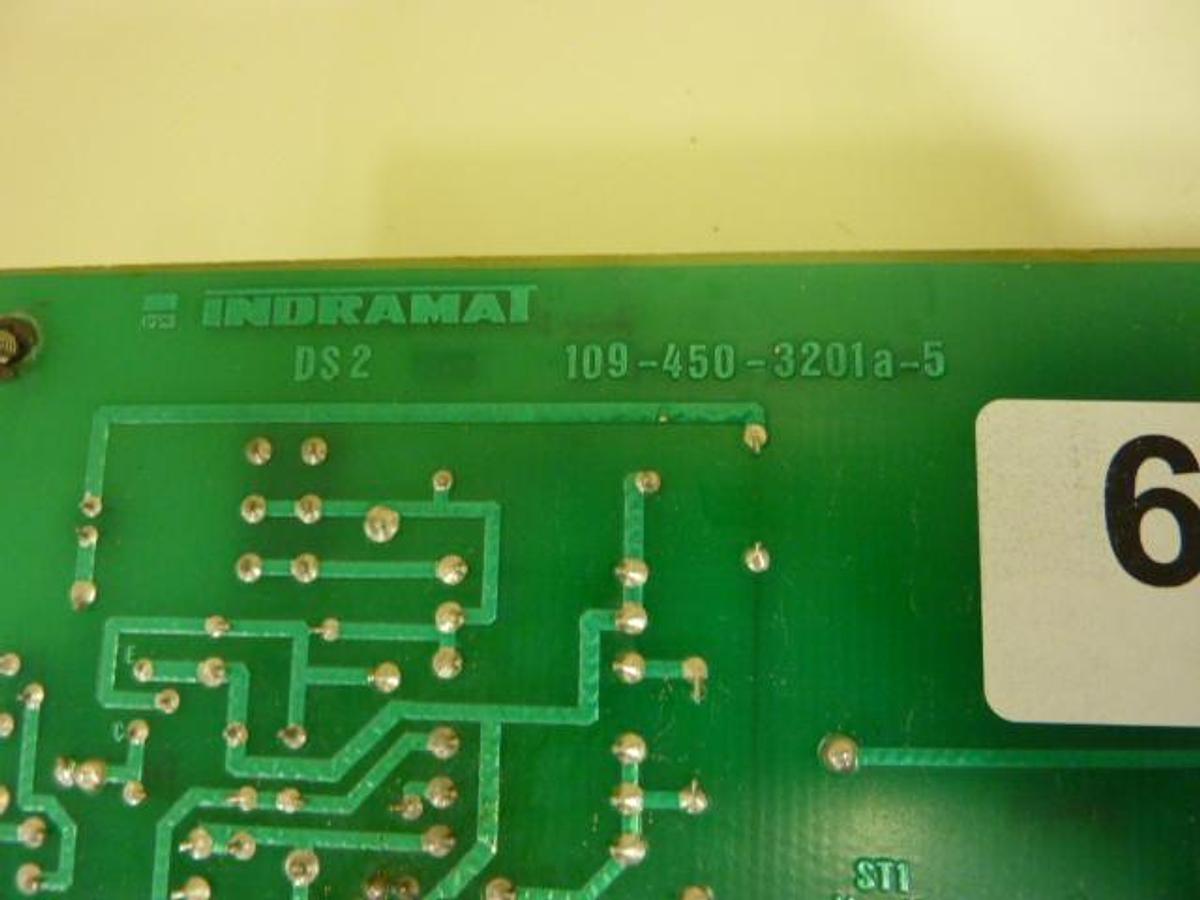 Used INDRAMAT Circuit Board 109-450-3201B-5 #60157