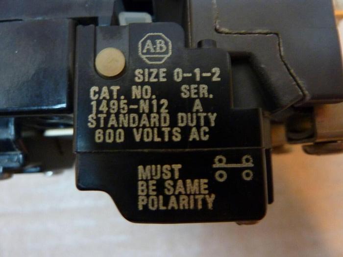 Used ALLEN BRADLEY Contactor 702L-BOD SER K #25684