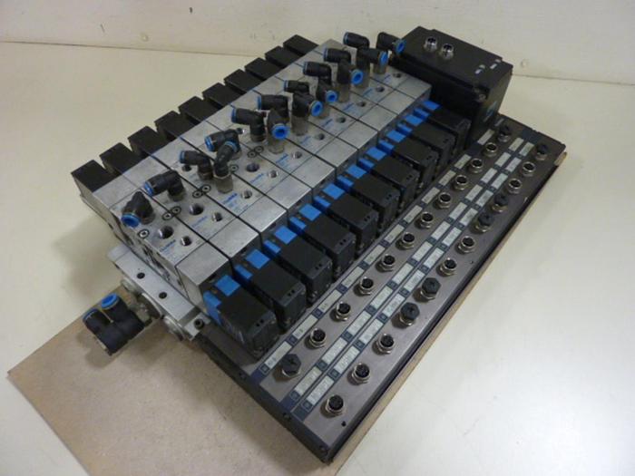 Used FESTO Control Block / Valve Terminal IFB8-02 #52774