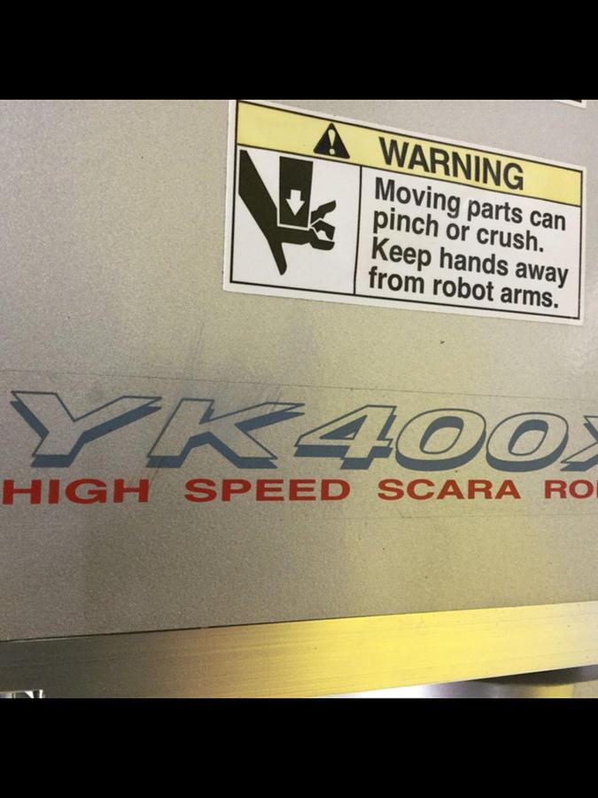 Used YAMAHA High Speed Scara Robot YK400XS #102373