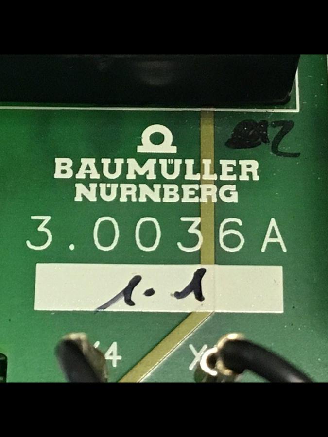 Used BAUMULLER Circuit Board 3.9408 B #123052