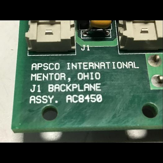 Used APSCO Van Dorn Rack Circuit Board AC8450 USED