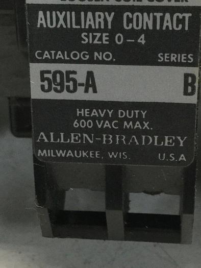 Used ALLEN BRADLEY Electric Motor Starter 509-A0A SER B #104714
