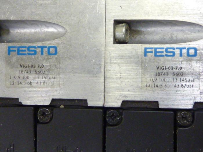 Used FESTO Control Block / Valve Terminal IFB13-03 #60712