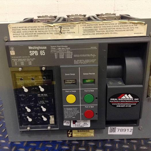 Used WESTINGHOUSE Breaker SPB 65 Used