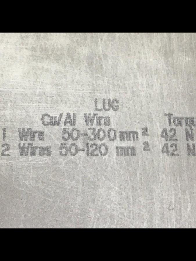 Used SQUARE D 400 Amp Circuit Breaker LAL3640035M #144284