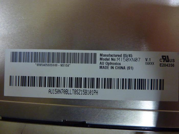 Used AU OPTRONICS LCD Screen MI50XN07 #58783