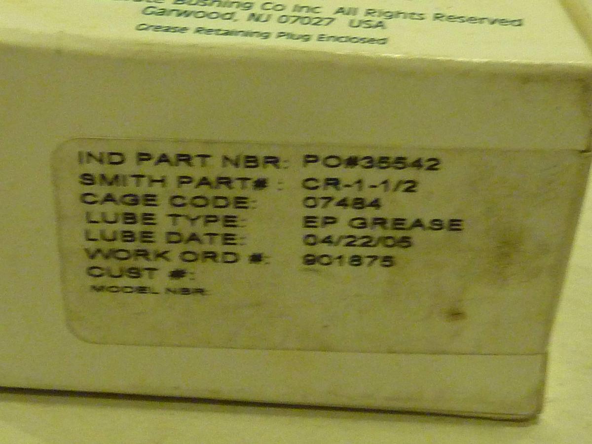 SMITH BEARING Bushing CR-1-1/2 NEW