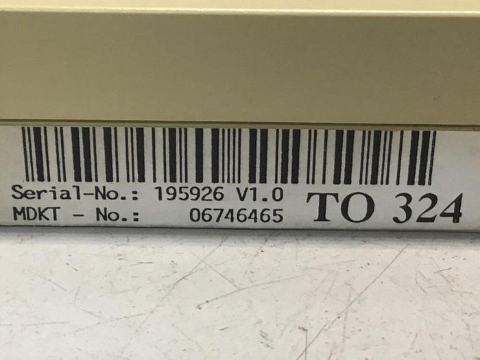 Used DEMAG Input Module TO324 06746465 #124681