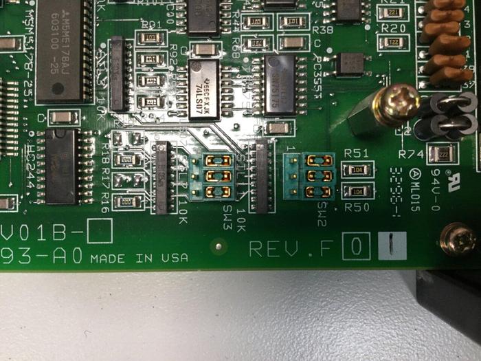 Used YASKAWA Circuit Board JANCU-MSV01B REV F01 #108475