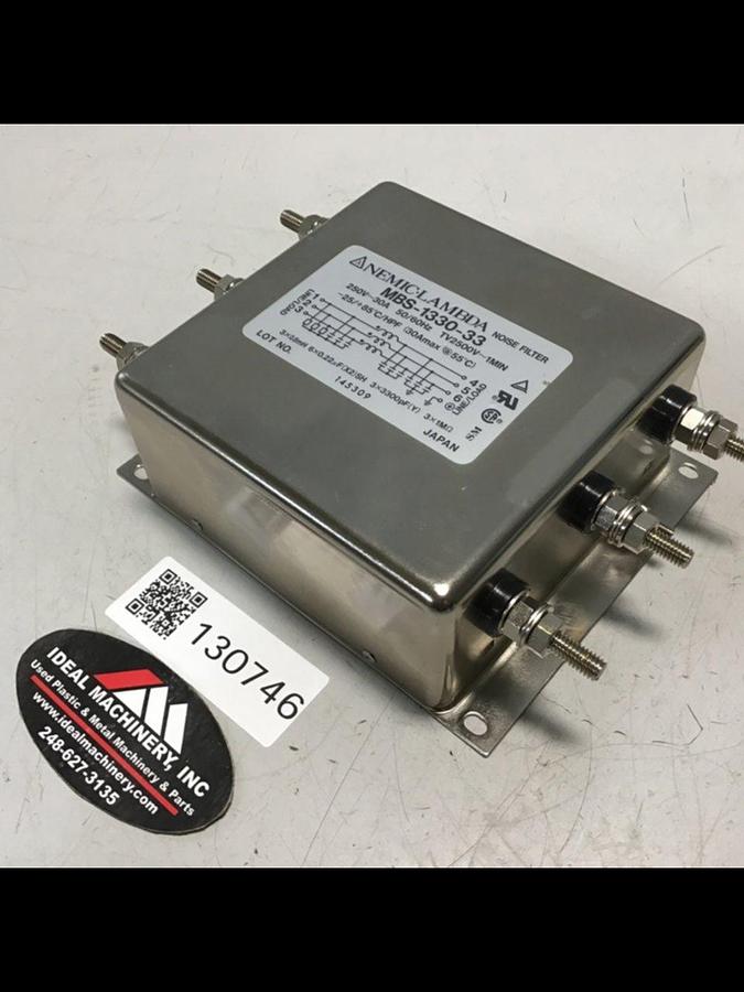 Used NEMIC-LAMBDA Noise Filter MBS-1330-33 USED