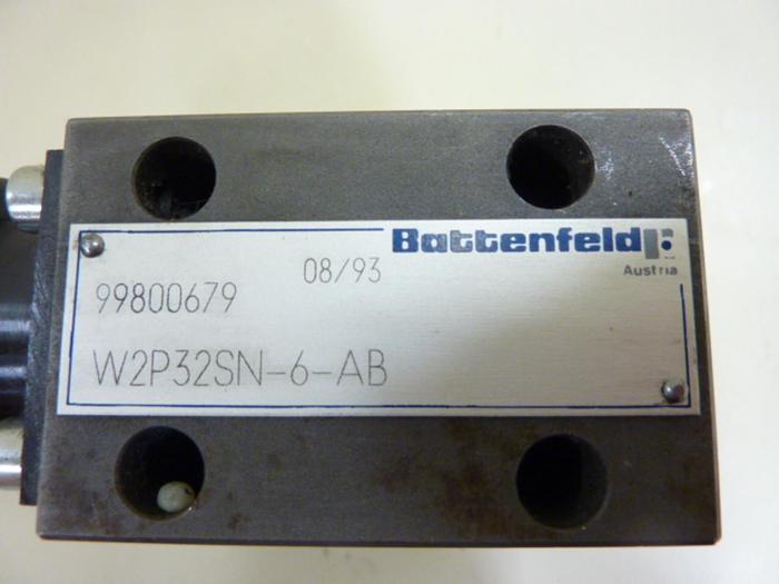 Used BATTENFELD Valve W2P32SN-6-AB #54163