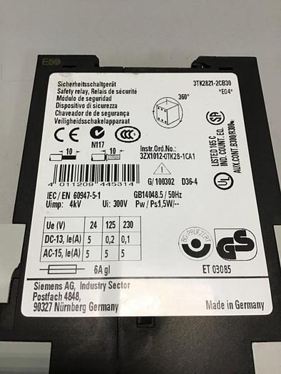 Used SIEMENS Relay Module 3TK2821-2CB30 USED