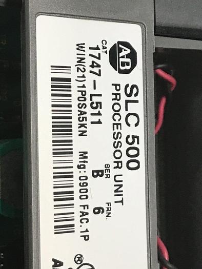 Used ALLEN BRADLEY 5/01 Processor Unit 1747-L511 SER B #127731