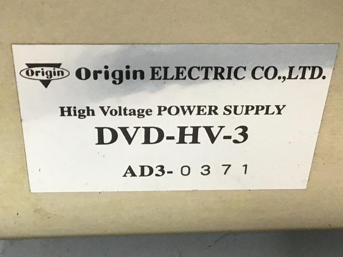 Used ORIGIN ELECTRIC High Voltage Power Supply DVD-HV-3 #122280