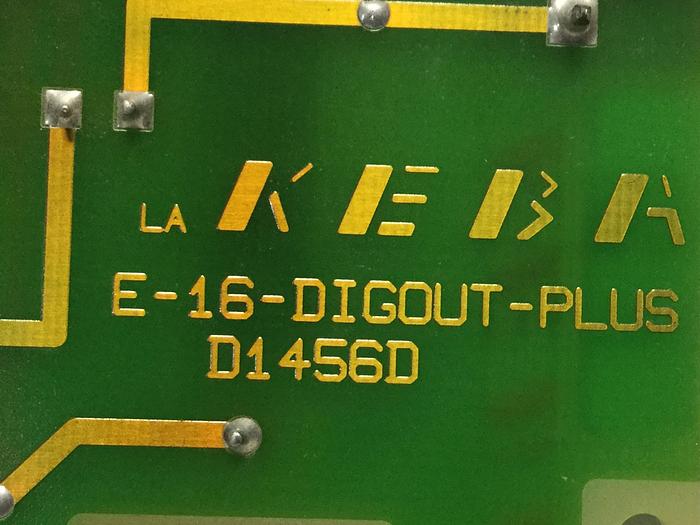 Used KEBA Engel Output Board E-16-DIGOUT-PLUS D1456D Used