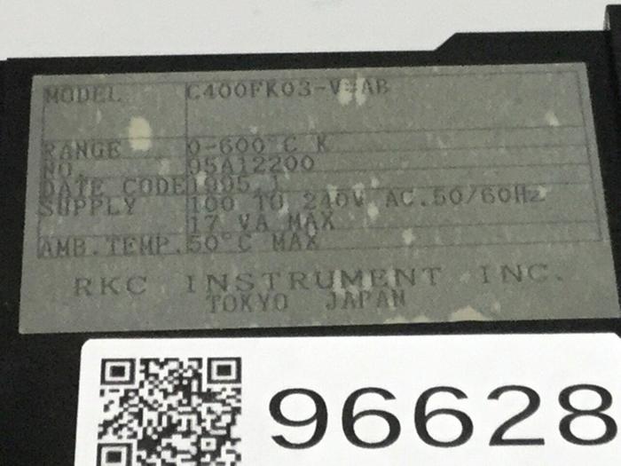 Used RKC Temperature Control REX-C400FK03VAB #96628