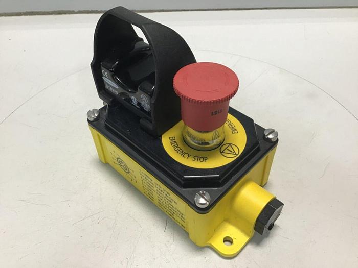 Used BANNER ENGINEERING Emergency Stop Button SSA-EBM-11EB1Q80TBB #117126