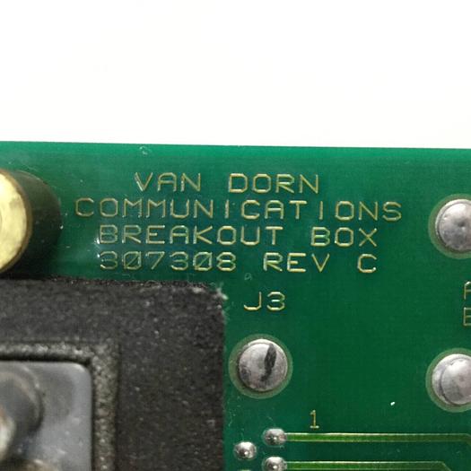 Used CINCINNATI MILACRON Communications Breakout Board 307308 #92751