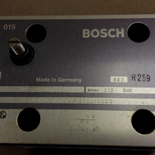 Used BOSCH Hydraulic Valve 0 810 001 830 USED #77335