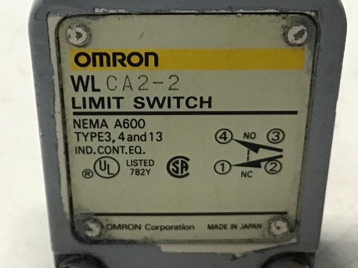 Used OMRON Limit Switch WLCA2-2 #121477