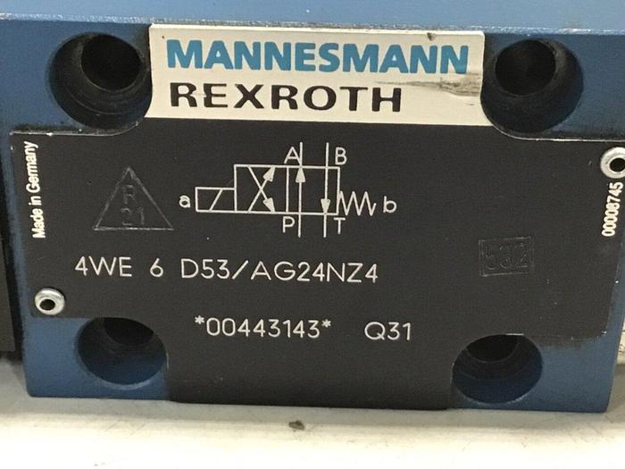 Used REXROTH Valve 4WE 6 D53 4WE6D53/AG24NZ4 Used