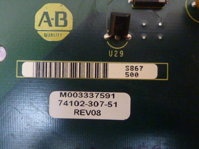 Used ALLEN BRADLEY Circuit Board 74102-307-51 #36298