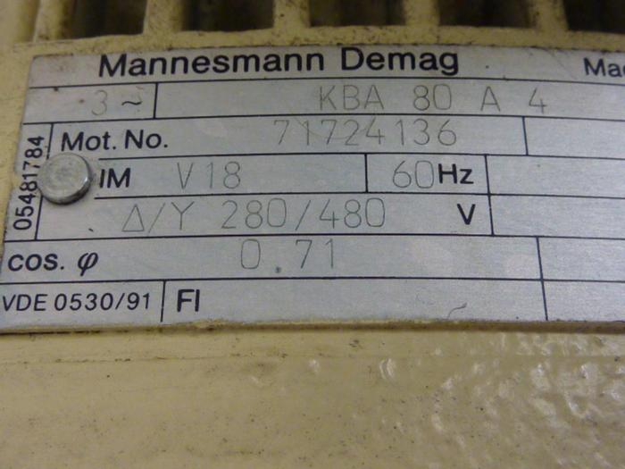 Used MANNESMANN DEMAG Microspeed Unit FG06 U1-H2-F2 Used