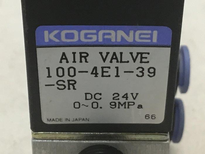 Used KOGANEI Air Valve 100-4E1-39-SR #124287