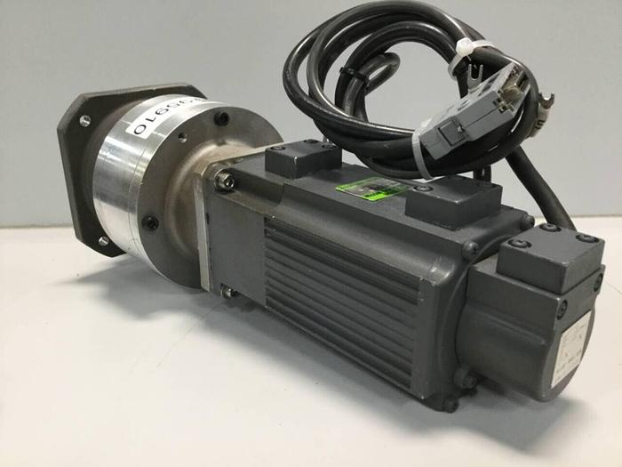 Used MITSUBISHI Servo Motor w/ Gear Motor HA-FH33B Used