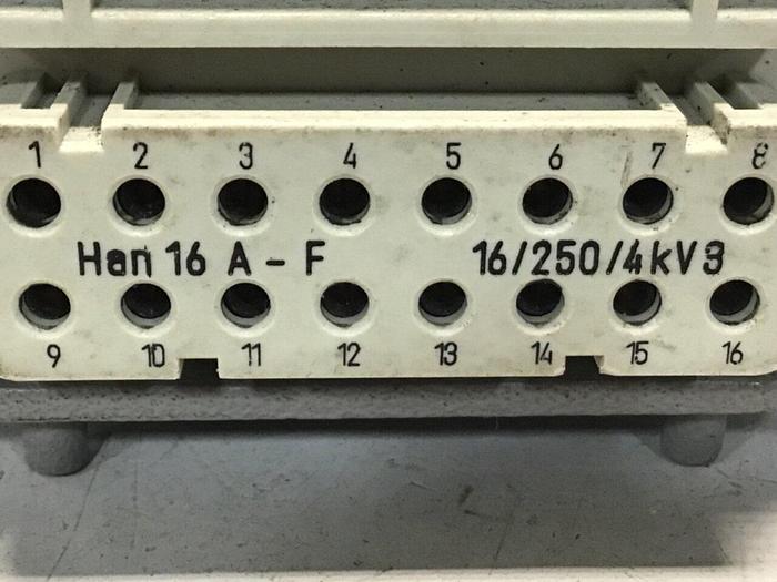 Used HARTING Connector / Hood HAN16A-F #120786