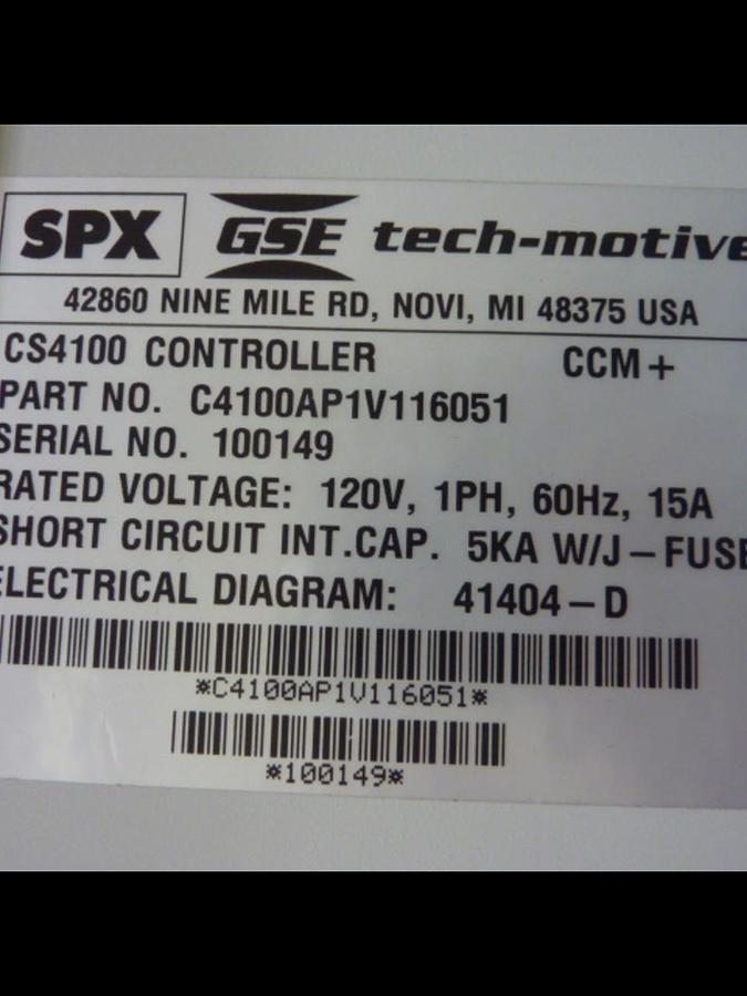 Used GSE System Controller C4100AP1V116051 #57656