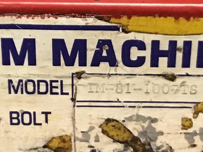 Used IM MACHINERY MOUNT Leveling Mount Pad 8 x 6 IM-81-100/TS #122699