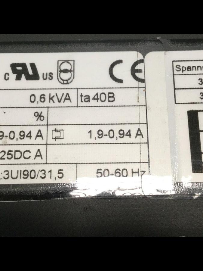 Used TRAFOMODERN 0.6 kVA Transformer NGD3-0600-S001 #107869