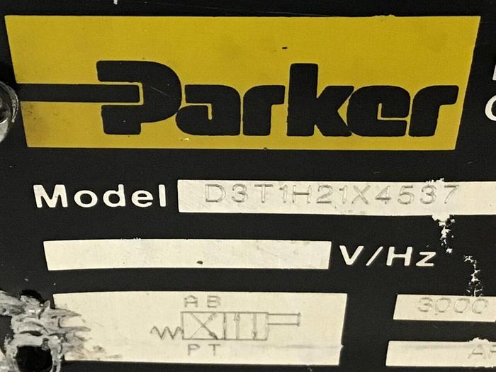 Used PARKER Directional Control Valve D3T1H21X4537 #126663