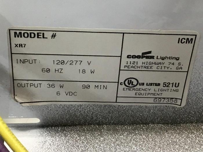 COOPER Emergency Light XR7 #129016