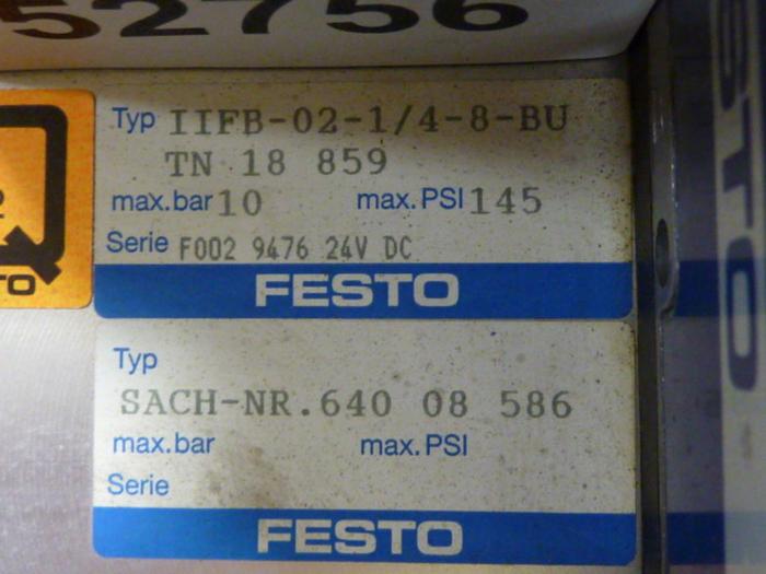 Used FESTO Control Block IFB1-02 Used