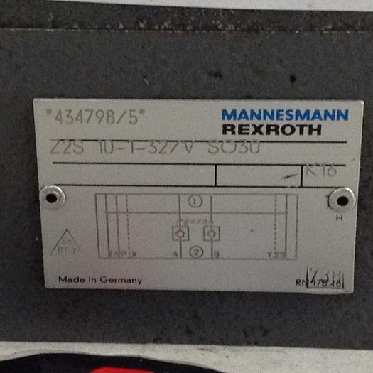 Used MANNESMANN REXROTH Valve 4WRZ10W185406A24N9XK4D3MR204 Used