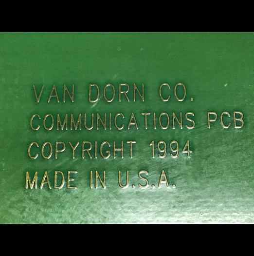 Used VAN DORN Communication Board PC330-081 330-081 Used
