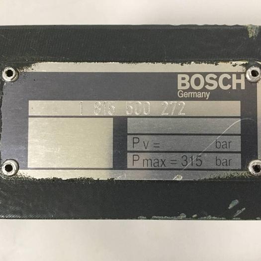 Used BOSCH Valve 1 815 500 272 #91305