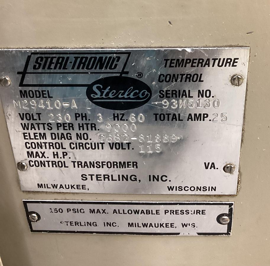 Used Sterlco M29410-a