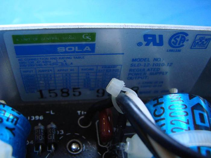 Used SOLA Power Supply SLD-12-1010-12 #10500
