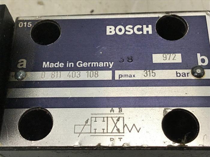 Used BOSCH Valve 0 811 403 108 SERVO Used