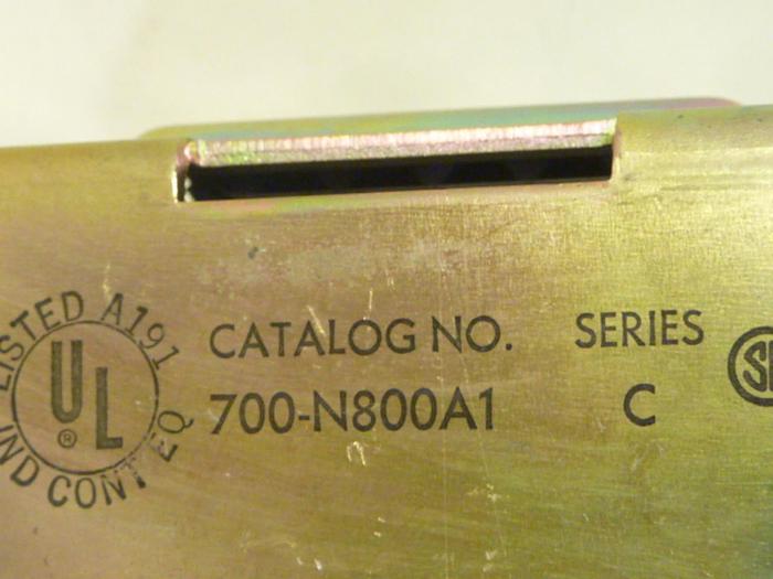 Used ALLEN BRADLEY AC Relay 700-N800A1 SER C #62743