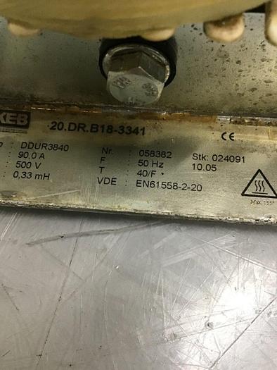 Used KEB Transformer 20.DR.B18-3341 #138912