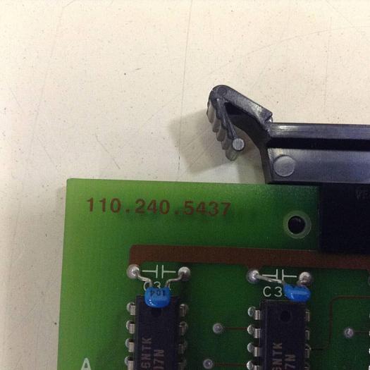 Used NESTAL Control Interface Relay Board POA 110.240.5437 #77985