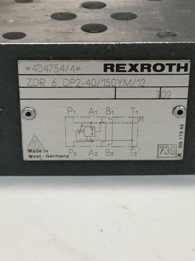 Used REXROTH Valve ZDR6DP240150YM12 Used