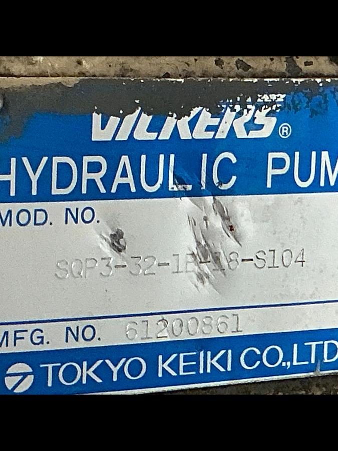 Used VICKERS SOP3-32-1B-18-S104